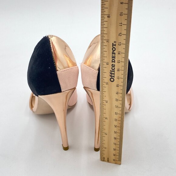 FSJ Pink Sexy Peep Toe Cutout Pumps Sandals D'Orsay Stiletto Heels Party Evening - Picture 5 of 8